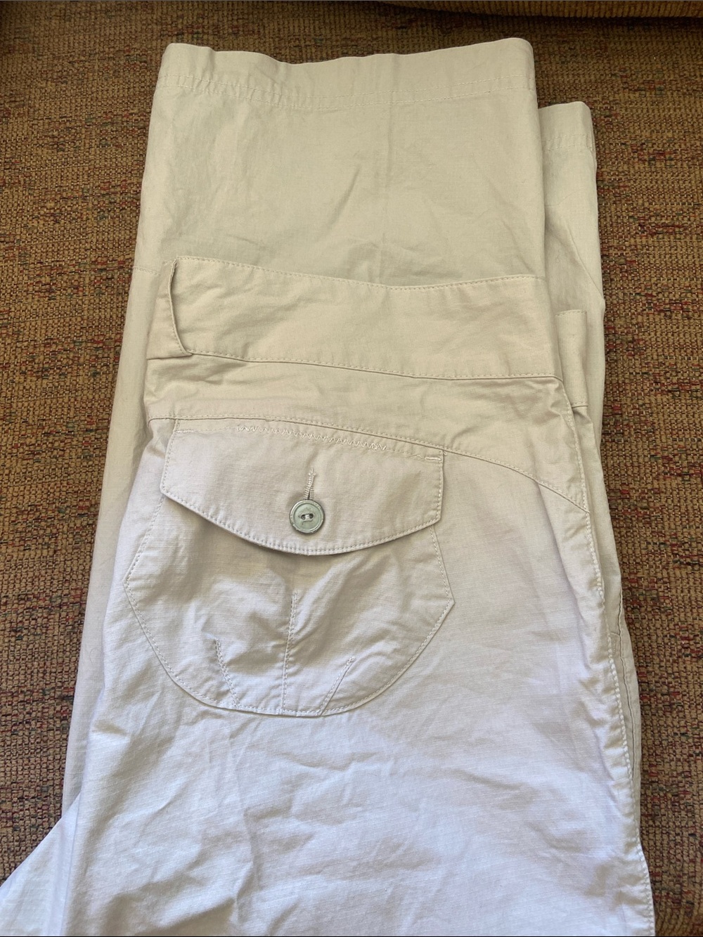 Women’s Columbia Khaki Hiking Cargo Pants Plus Size 14, Stretch